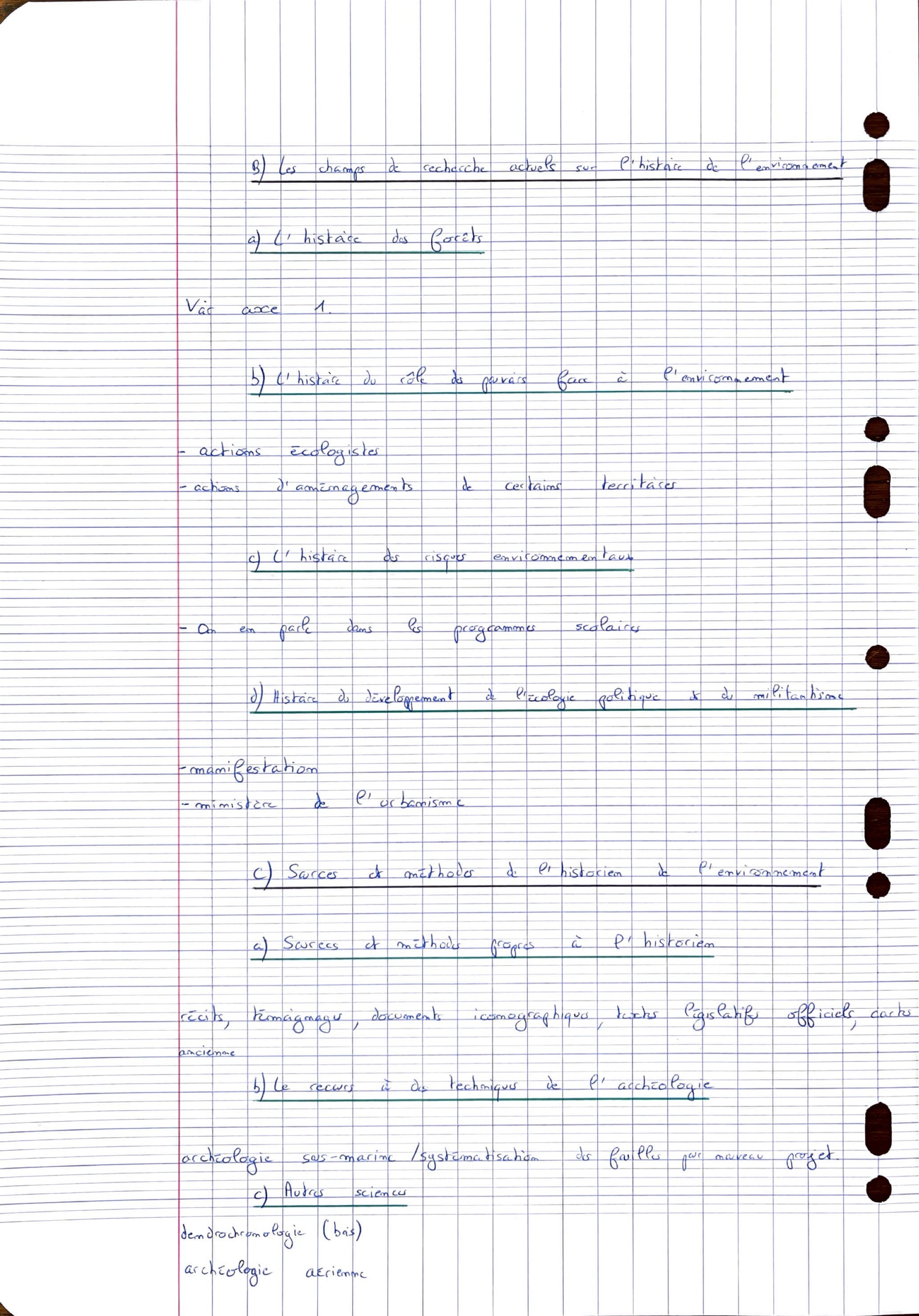 Notes environnement 2