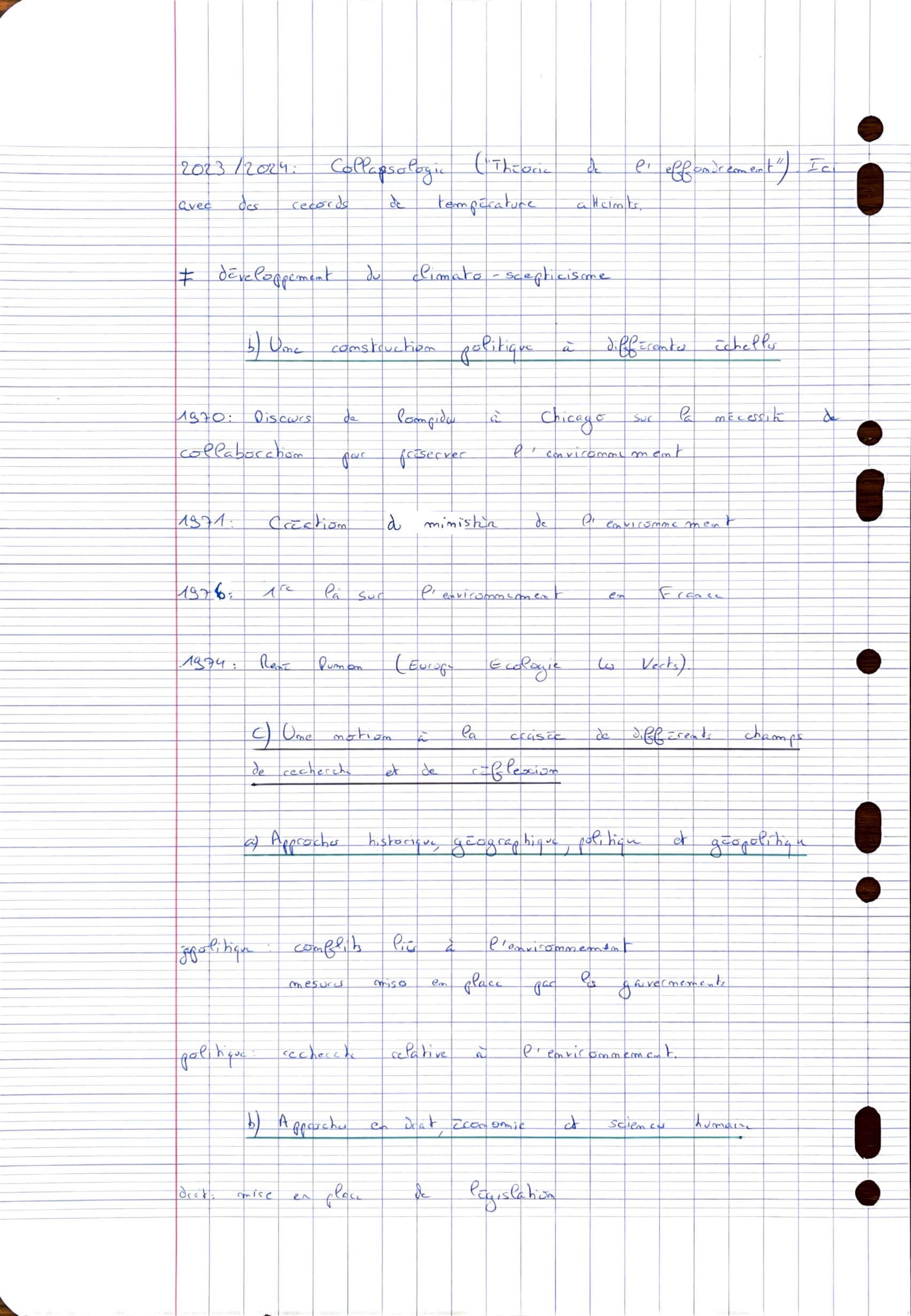 Notes environnement 3