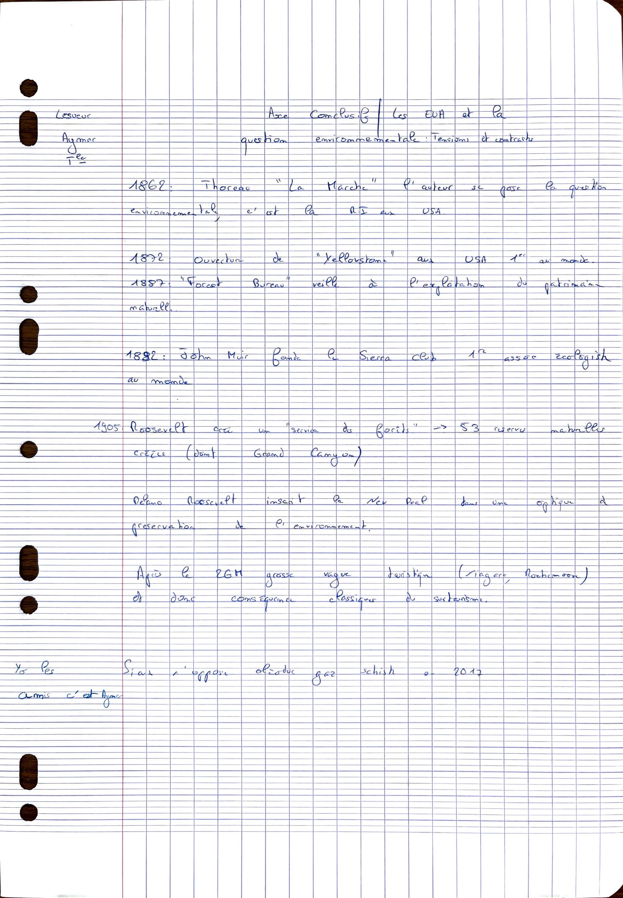 États-Unis et environnement
